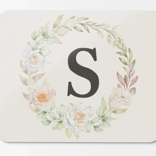 Mouse pad personalizat cu inițială