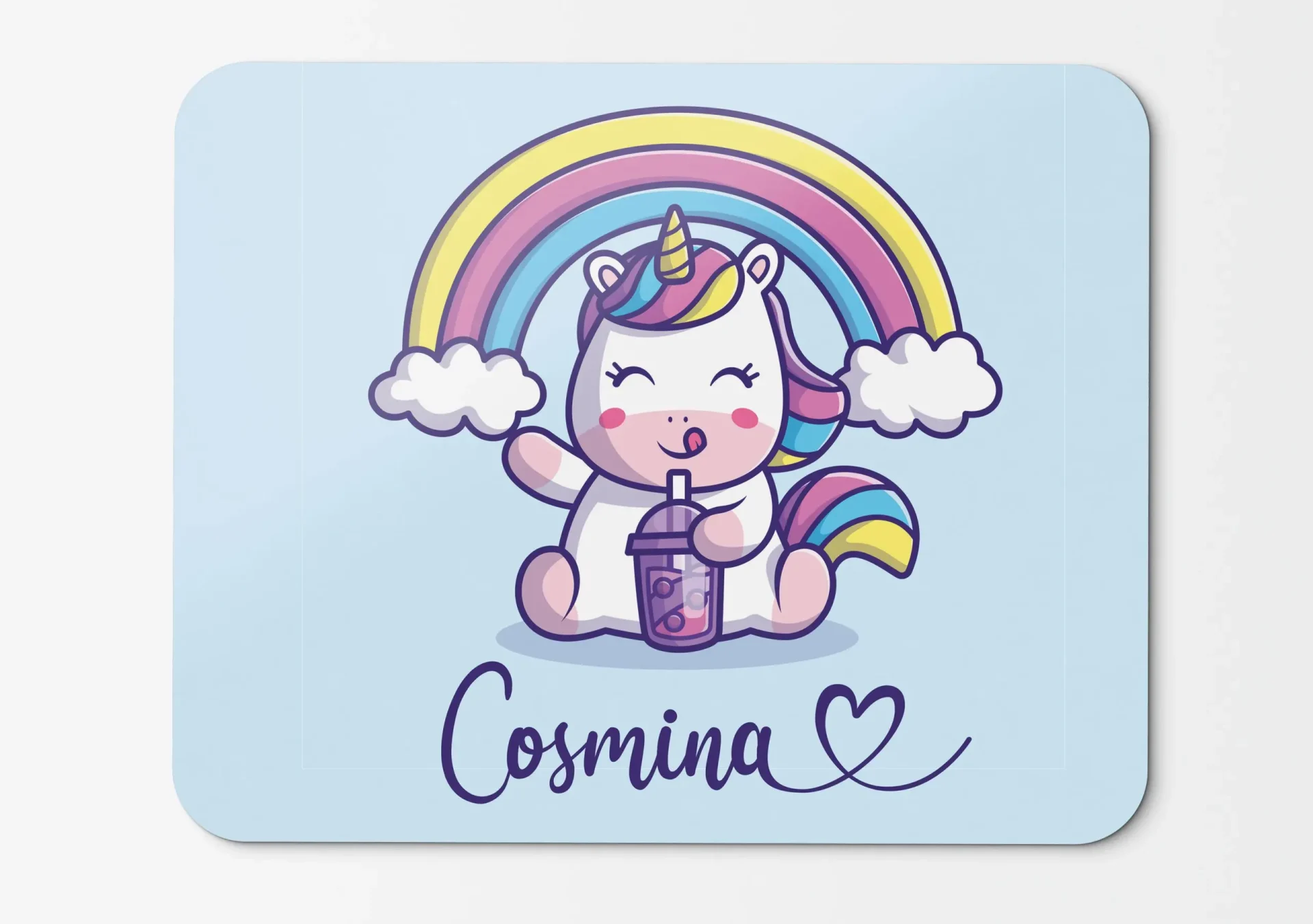 Mouse pad personalizat Cute Unicorn