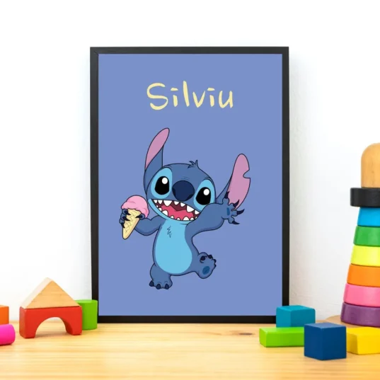 Tablou personalizat / Canvas Stitch si Nume