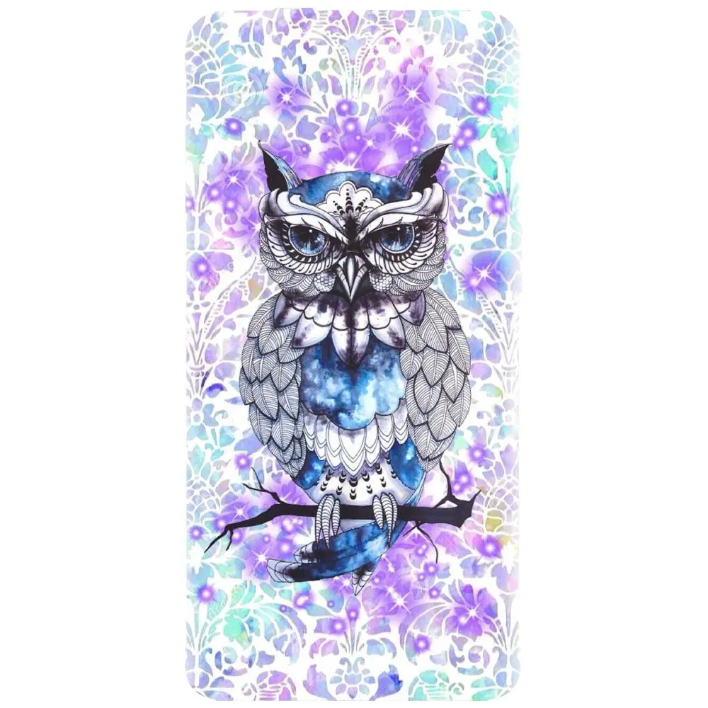 Husa din silicon - model Abstract Owl