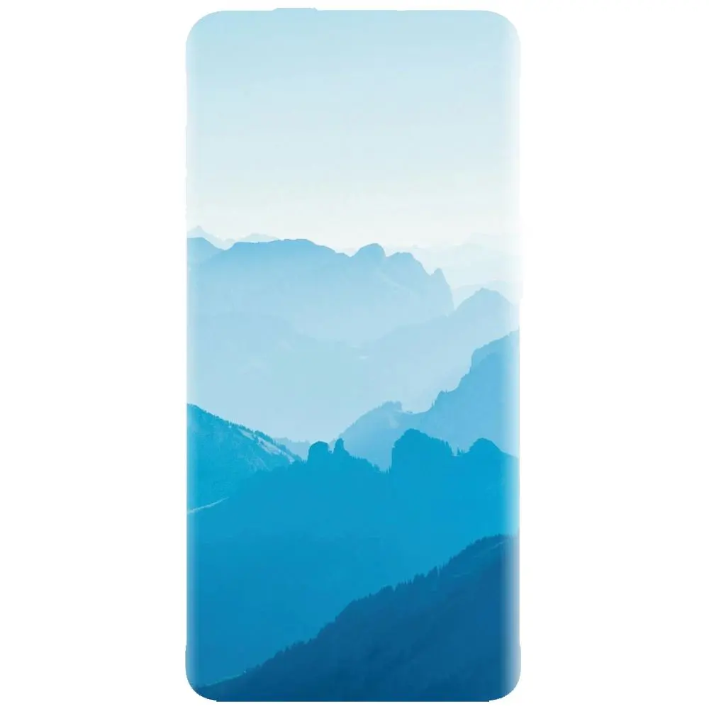 Husa din silicon - model Blue Mountain Crests