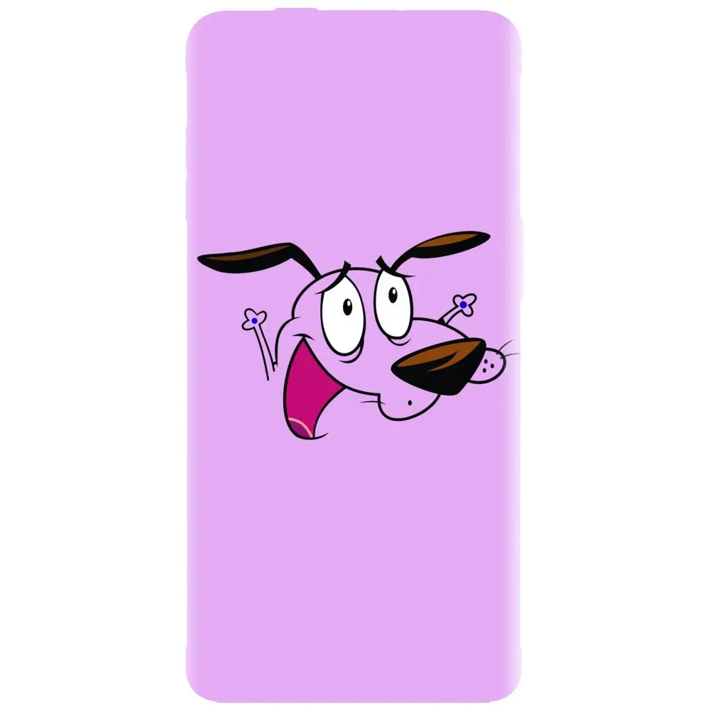 Husa din silicon - model Courage The Cowardly Dog