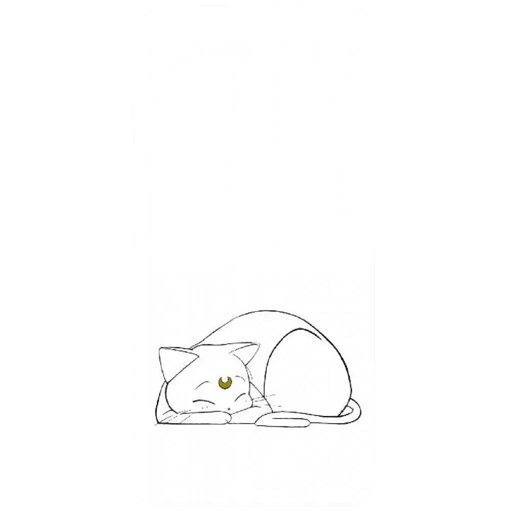 Husa din silicon - model Sailor Moon Neko