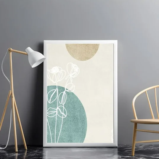 Tablou Abstract Geometric Floral 01