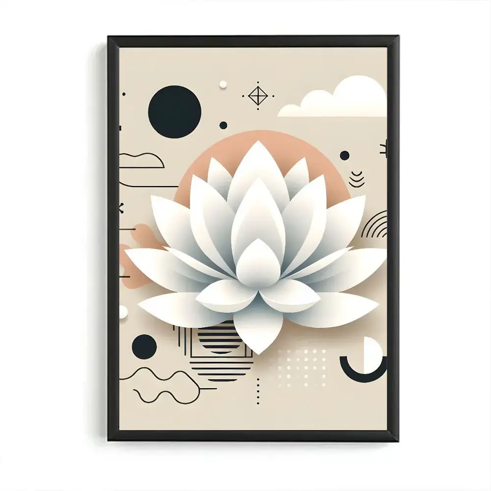 Tablou Arta Abstract Floral 01 - imagine 5