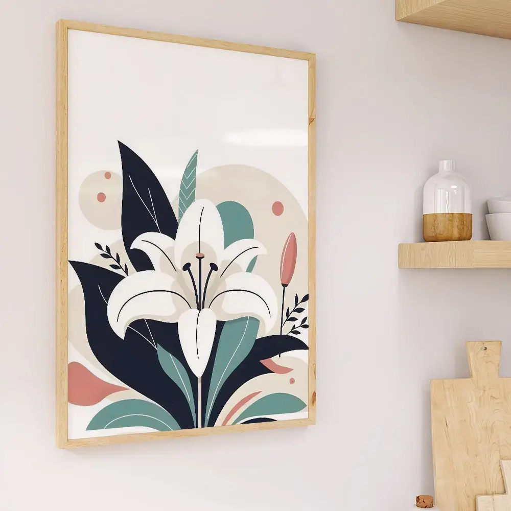 Tablou Arta Abstract Floral 06 - imagine 6