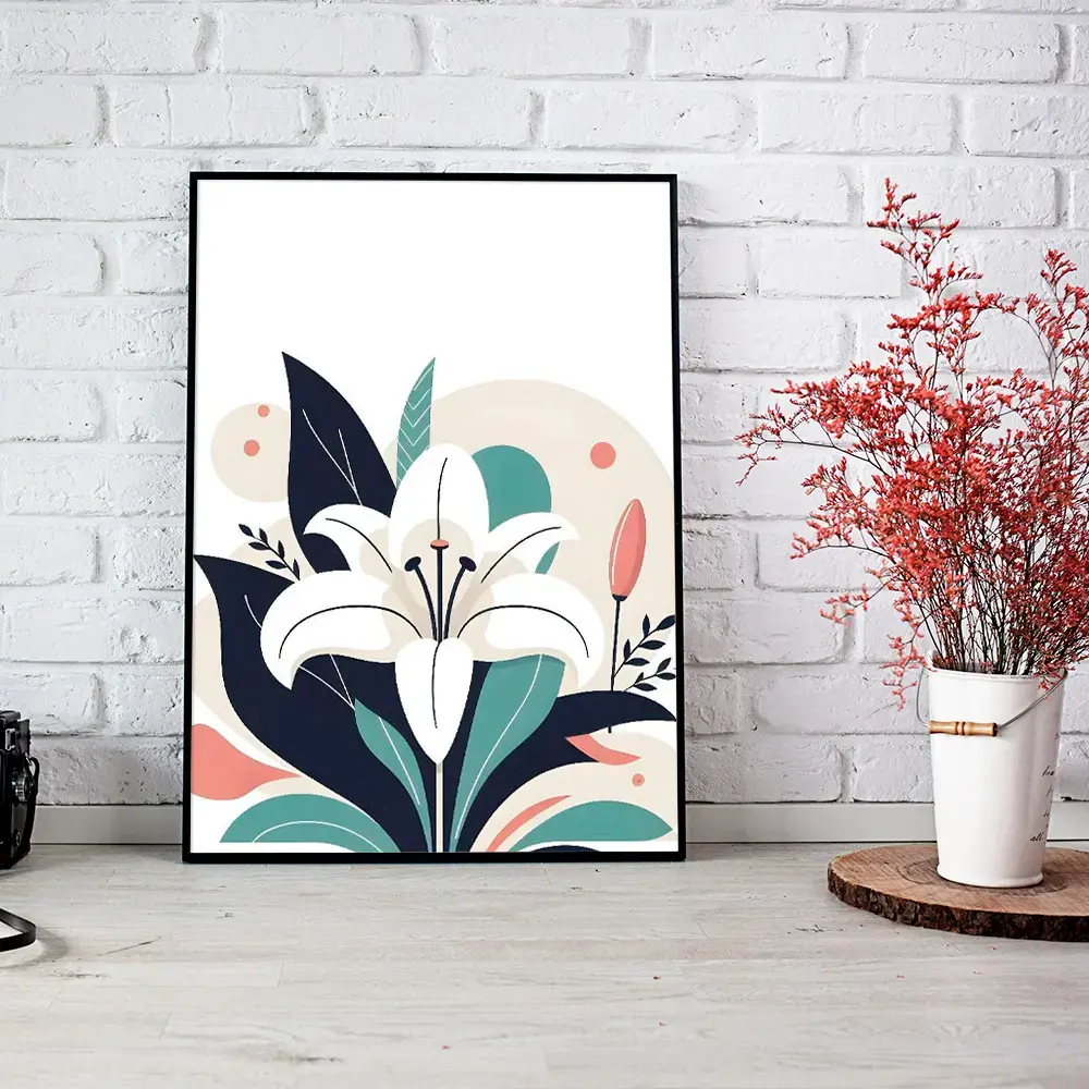 Tablou Arta Abstract Floral 06 - imagine 3