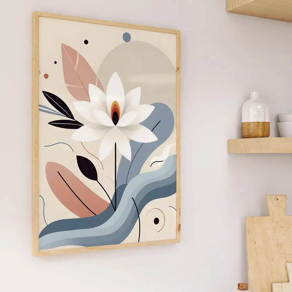 Tablou Arta Abstract Floral 09 - imagine 5