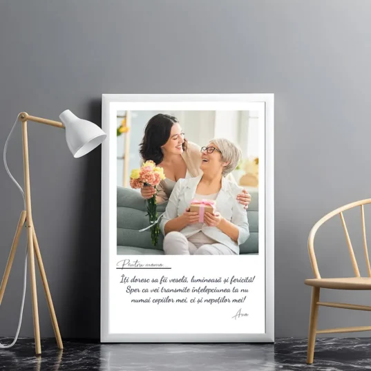 Tablou personalizat cu mesaj